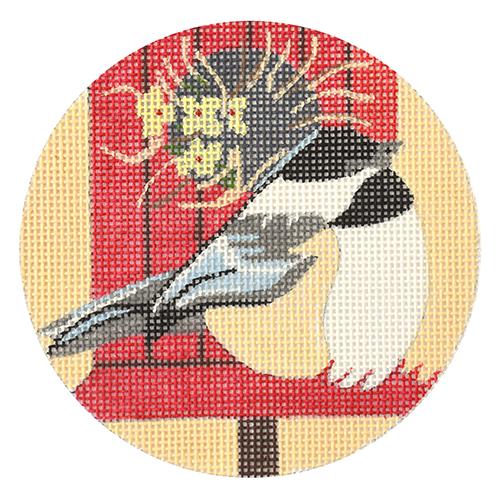 Chickadee Painted Canvas Melissa Prince Designs  - 1