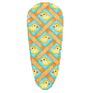 Chicks/Diagonal Weave Carrot Painted Canvas Associated Talents 
