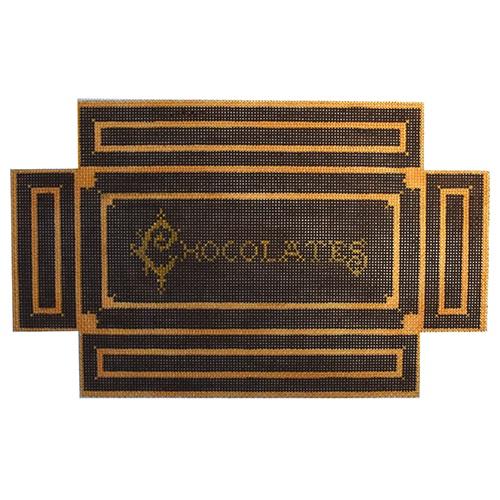 Chocolate Box Painted Canvas The Plum Stitchery  - 1