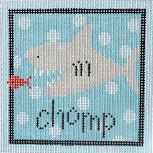 Chomp (Shark) Painted Canvas Pippin 