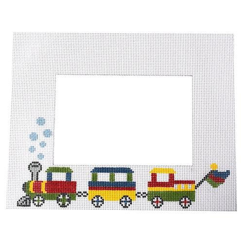 Choo Choo Frame Painted Canvas J. Child Designs 