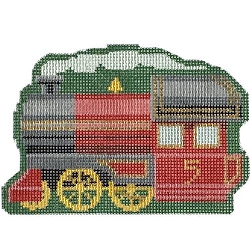 Choo Choo Painted Canvas Labors of Love Needlepoint  - 1