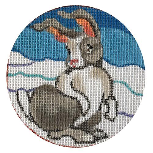 Christmas Bride   Rabbit Painted Canvas PLD Designs  - 1
