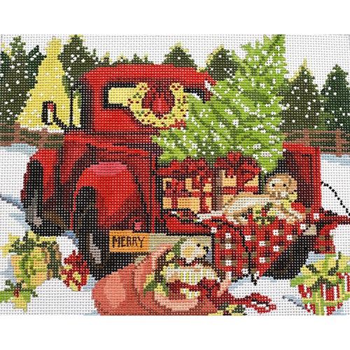 Christmas Delivery Painted Canvas Birds of a Feather 