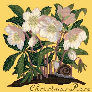 Christmas Rose Needlepoint Kit Kits Elizabeth Bradley Design Sunflower Yellow 
