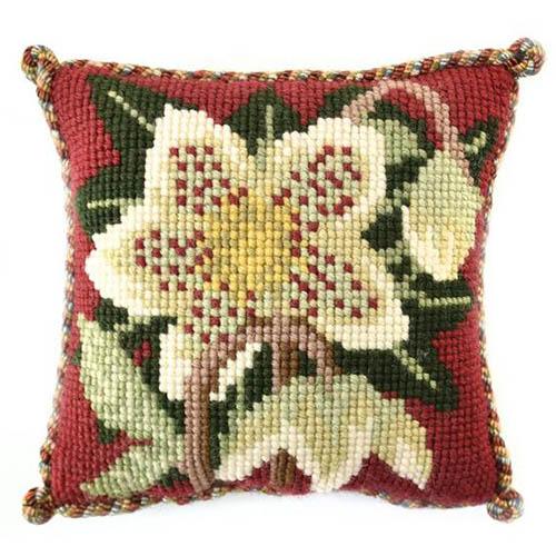 Christmas Rose Needlepoint Mini Kit Kits Elizabeth Bradley Design 
