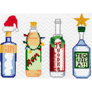Christmas Spirits Kit Kits Walker's Needlepoint 
