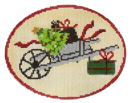 Christmas Treasures Painted Canvas CBK Needlepoint Collections  - 1