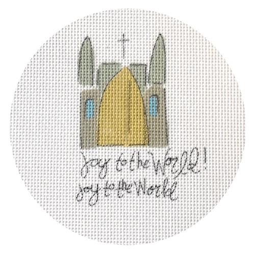 Church Joy Painted Canvas Camilla Moss 
