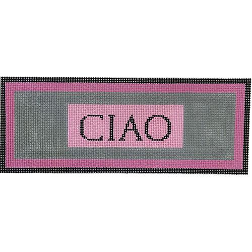 Ciao in Pink Painted Canvas Zecca 