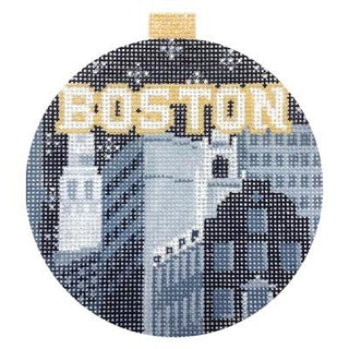 City Bauble   Boston Painted Canvas Kirk & Bradley 

