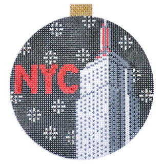 City Bauble   Empire State Painted Canvas Kirk & Bradley 
