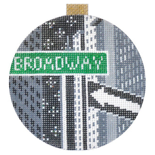 City Bauble   NYC Broadway Painted Canvas Kirk & Bradley 
