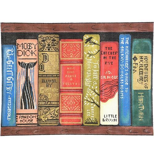 Classic Books on 13 Painted Canvas Alice Peterson Company  - 1
