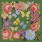 Clematis, Roses & Butterflies Needlepoint Kit Kits Elizabeth Bradley Design Dark Green 
