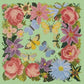 Clematis, Roses & Butterflies Needlepoint Kit Kits Elizabeth Bradley Design Pale Green 