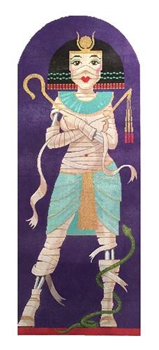 Cleo's Mummy Painted Canvas Labors of Love Needlepoint 
