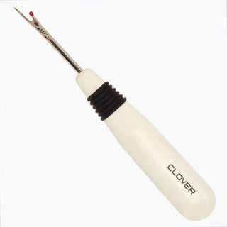 Clover Seam Ripper   White Ergonomic Handle Accessories Fleur de Paris 
