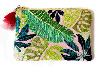 Clutch Fun Needlepoint Kit   Pink Kits Kirk & Bradley 
