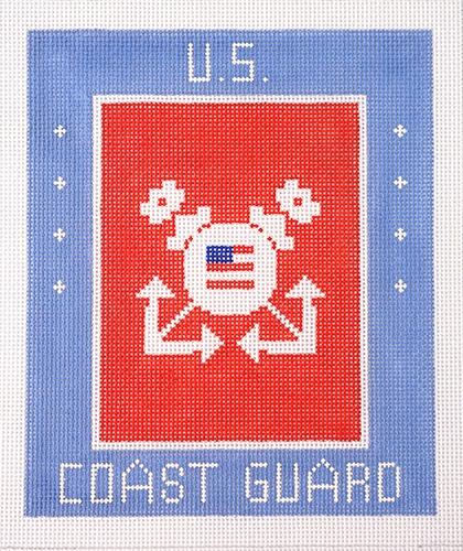Coast Guard Painted Canvas Lee's Needle Art Inc. 
