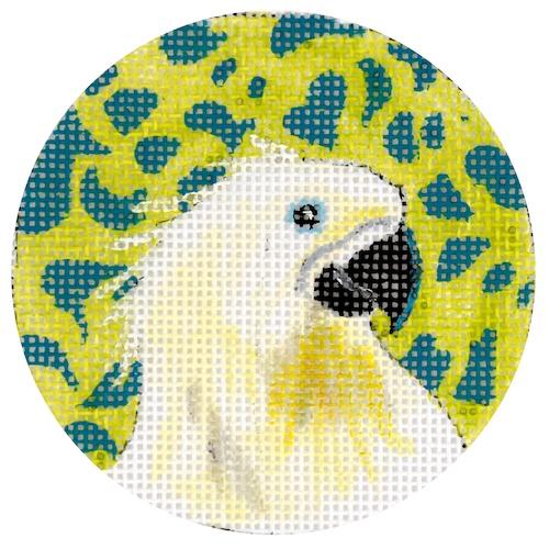 Cockatoo Ornament Painted Canvas Colors of Praise 