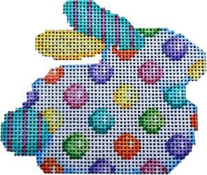 Coin Dot Baby Bunny Painted Canvas Associated Talents 
