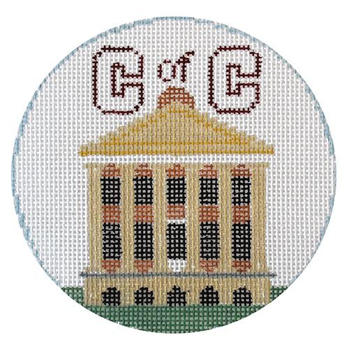 College of Charleston Painted Canvas Kathy Schenkel Designs 
