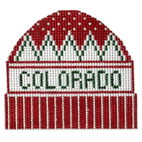 Colorado Hat Painted Canvas Doolittle Stitchery 