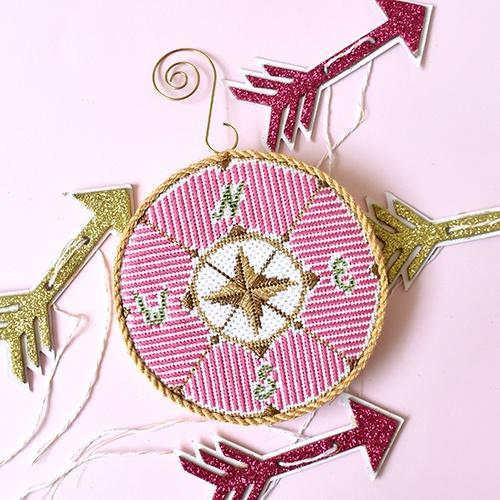 Compass Kit & Online Class Online Classes The Plum Stitchery 
