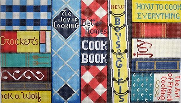 Cookbooks on 18 Painted Canvas Alice Peterson 
