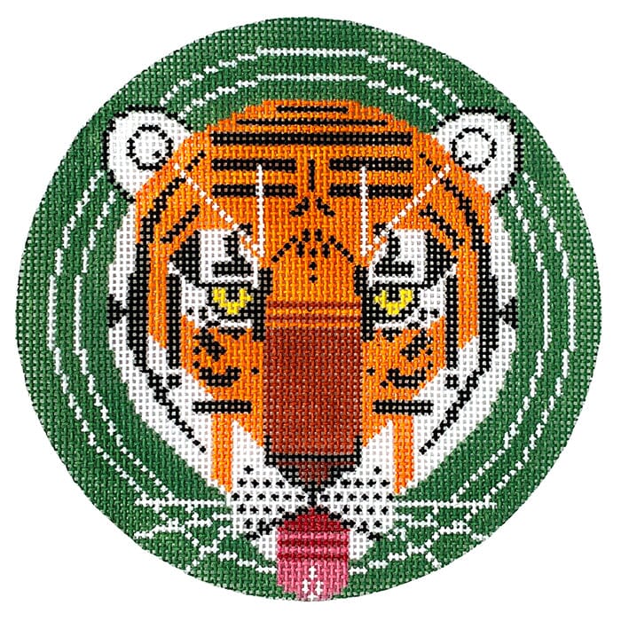 Cool Carnivore Ornament Painted Canvas Charley Harper 
