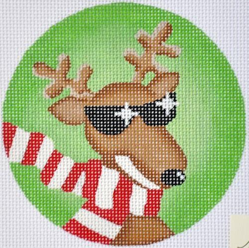 Cool Reindeer Painted Canvas Pepperberry Designs  - 1