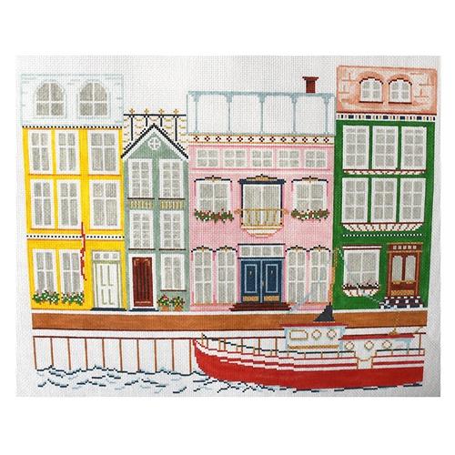 Copenhagen Painted Canvas The Plum Stitchery 