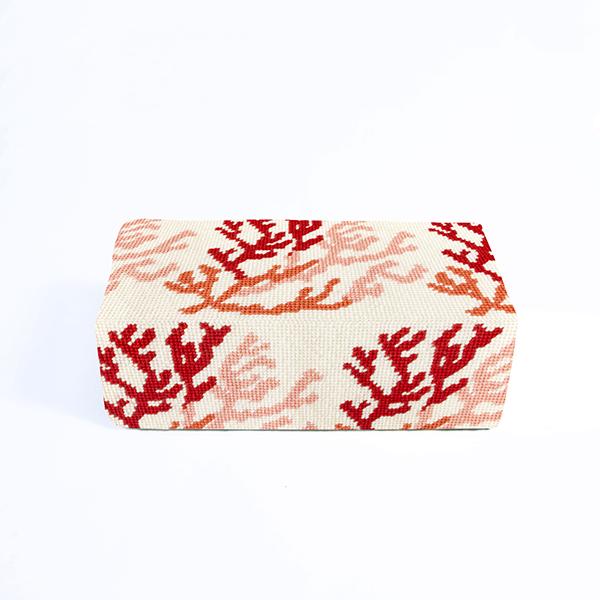 Coral Brick Cover Kit Kits Needlepoint To Go 
