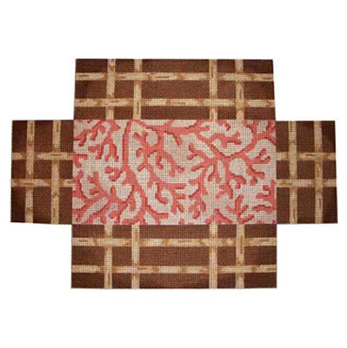 Coral Lattice Brick Cover Painted Canvas Associated Talents 