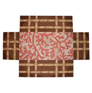 Coral Lattice Brick Cover Painted Canvas Associated Talents 

