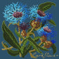 Cornflower Needlepoint Kit Kits Elizabeth Bradley Design Dark Blue 