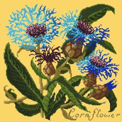 Cornflower Needlepoint Kit Kits Elizabeth Bradley Design Sunflower Yellow 
