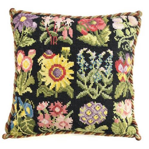 Cottage Garden Favourites Needlepoint Kit Kits Elizabeth Bradley Design 
