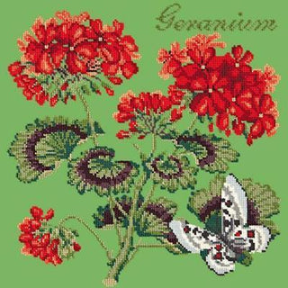 Cottage Garden Geranium Needlepoint Kit Kits Elizabeth Bradley Design 
