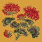 Cottage Garden Geranium Needlepoint Kit Kits Elizabeth Bradley Design Yellow 