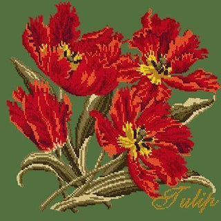 Cottage Garden Tulip Needlepoint Kit Kits Elizabeth Bradley Design 
