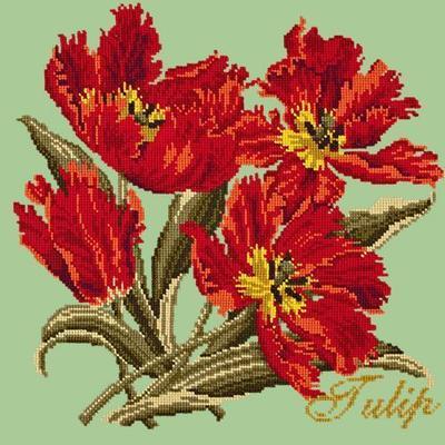 Cottage Garden Tulip Needlepoint Kit Kits Elizabeth Bradley Design 