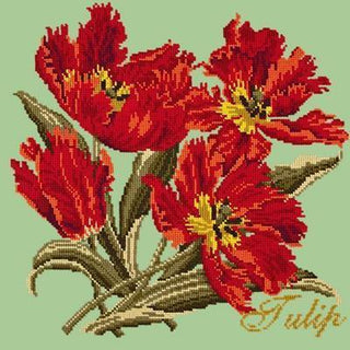 Cottage Garden Tulip Needlepoint Kit Kits Elizabeth Bradley Design 
