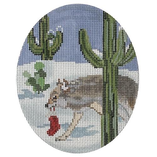Coyote Painted Canvas Scott Church Creative  - 1