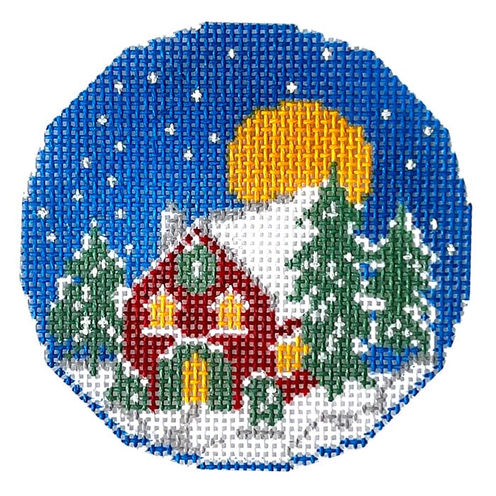 Cozy Cabin Painted Canvas Tina Griffin Designs  - 1