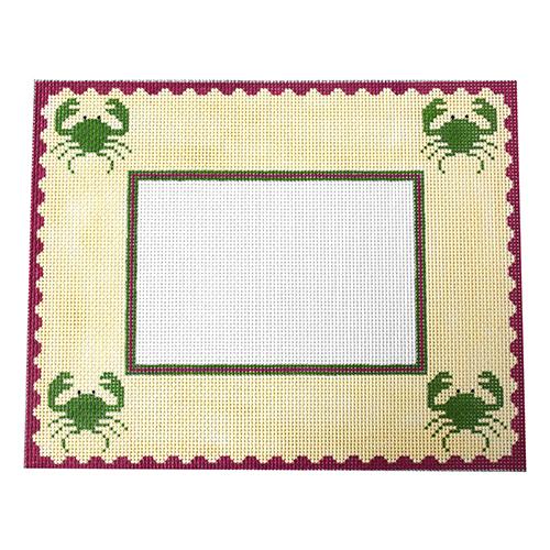 Crab Frame Painted Canvas J. Child Designs  - 1