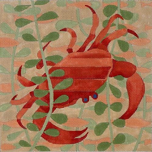 Crab Painted Canvas Love You More  - 1