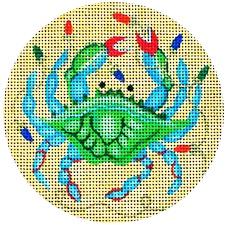 Crab Painted Canvas Vallerie Needlepoint Gallery 