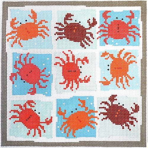 Crabs Painted Canvas Pippin 
